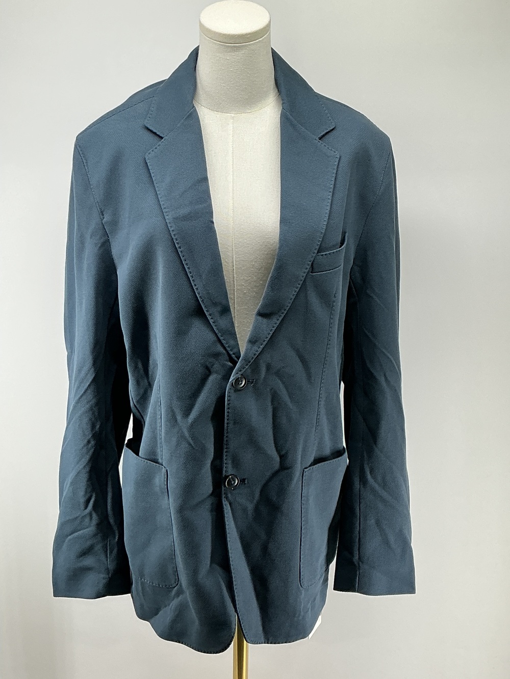 Cotton Pique Knit Blazer
